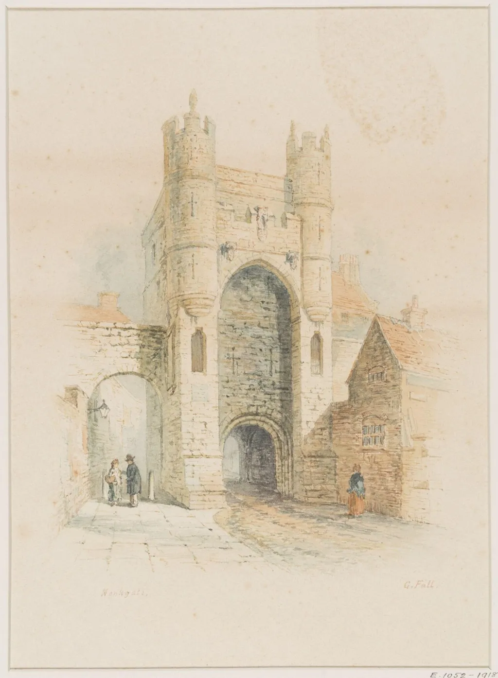 Untitled, by George Fall, watercolor, 1868
