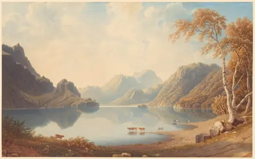 A Loch in Scotland, by George Fennel Robson