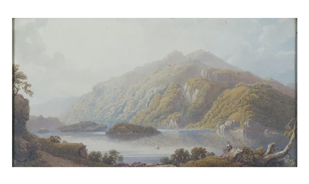 Loch Achray, by George Fennel Robson, watercolor