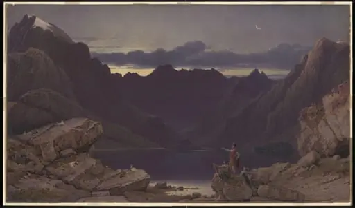 Loch Coruisk and Cuchullin Mountains, Isle of Skye, by George Fennel Robson