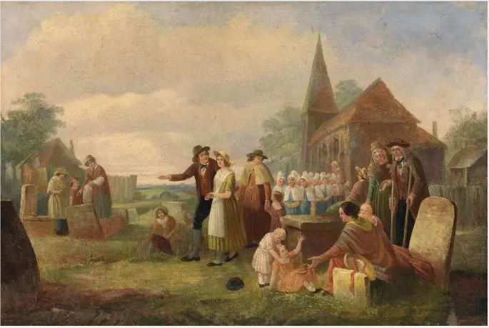 The Village Orphans, by George Francis Mulvany