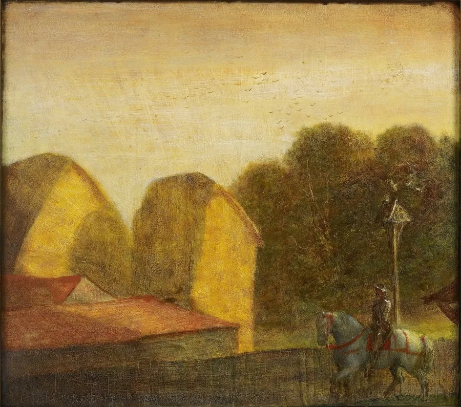'All the air a solemn stillness holds', by George Frederic Watts, oil, 1863