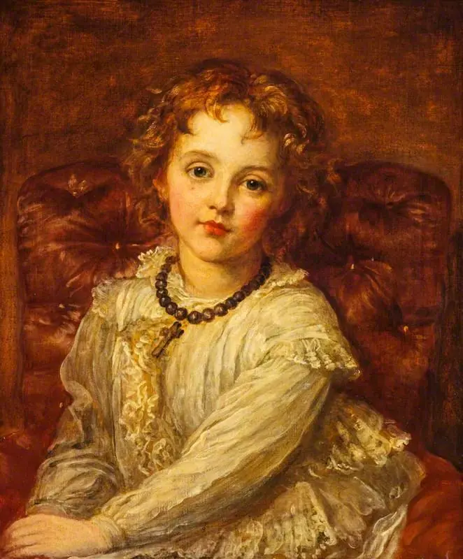 Caroline Muriel Callander, later Mrs Baird (c 1861 - 1932), by George Frederic Watts