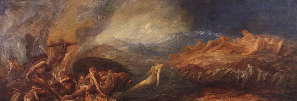 Chaos, by George Frederic Watts, oil, 1875