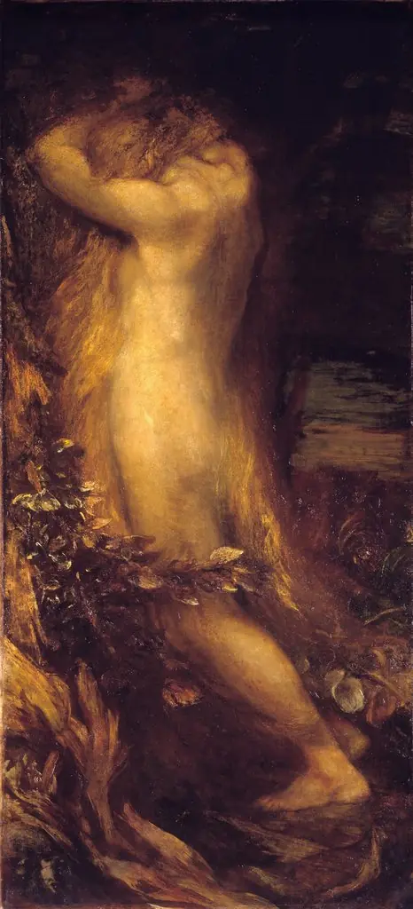 Eve Repentant, by George Frederic Watts