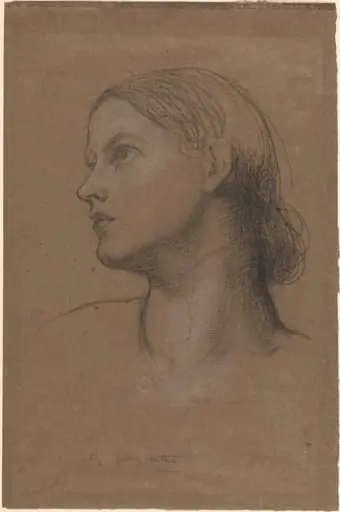 Head of a Young Woman, by George Frederic Watts
