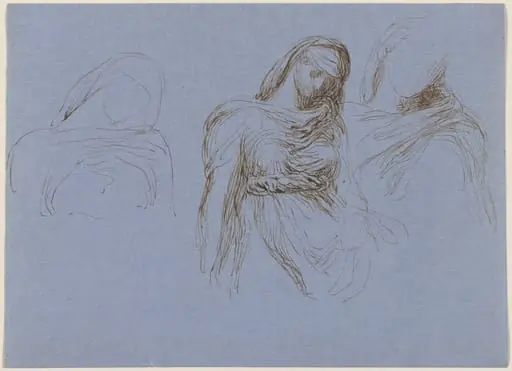 Study of Death for "Time and Death", by George Frederic Watts