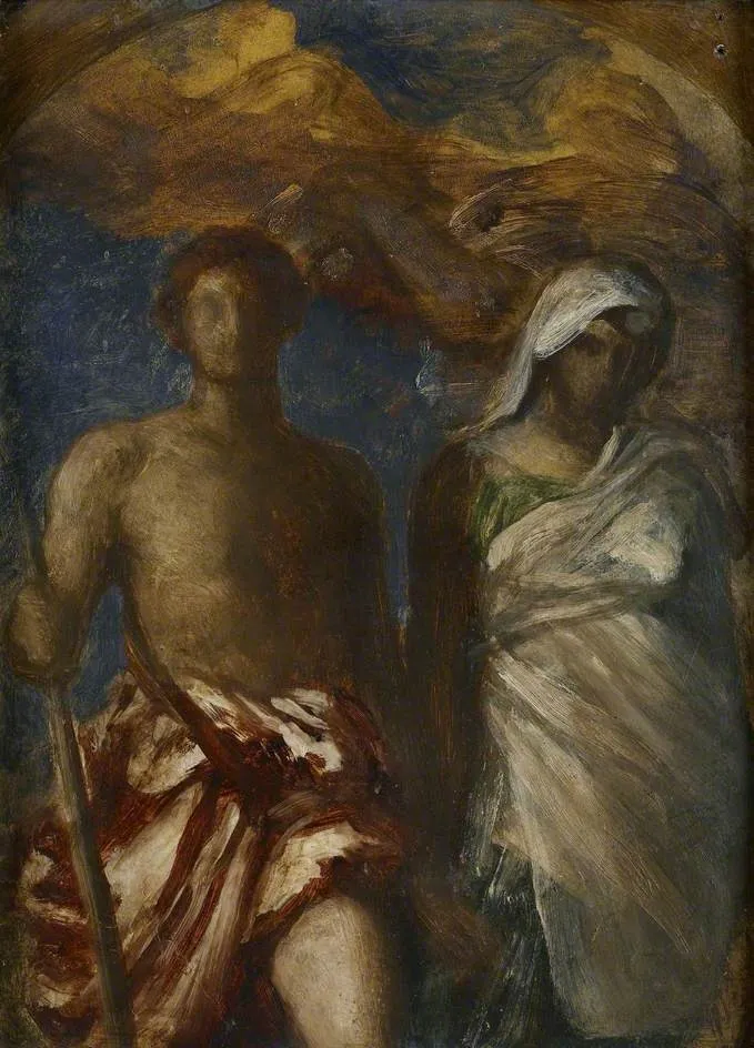 Time and Death, by George Frederic Watts, oil, 1868