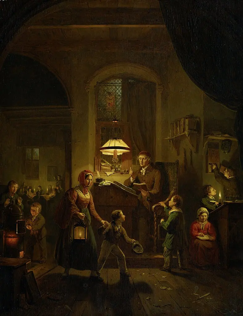 Night School, by George Gillis Haanen