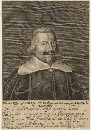 John Pym, by George Glover