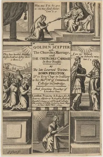 Title Page for The Golden Scepter, by John Preston, by George Glover