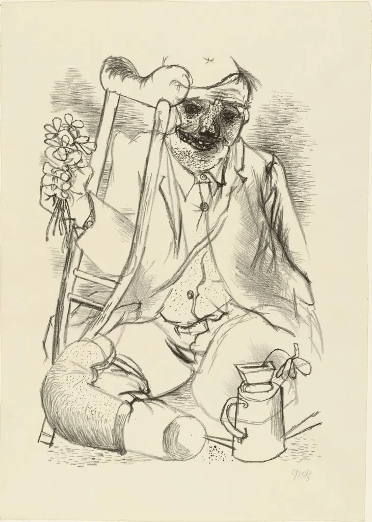Untitled, by George Grosz, ink, 1933