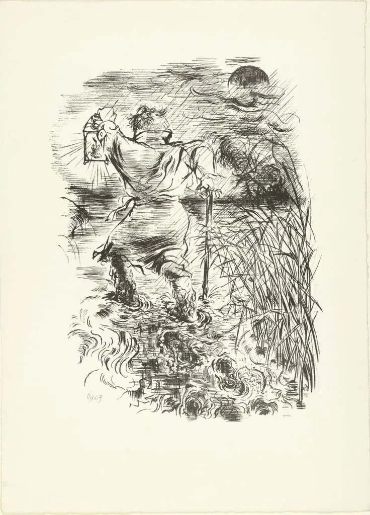 Untitled, by George Grosz, ink, 1936