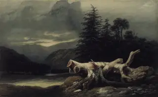Rain Clouds Gathering-Scene Amongst the Allegheny Mountains, by George Harvey
