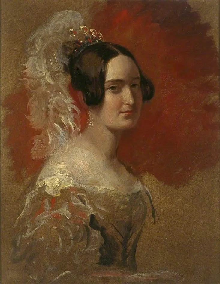 Anna Feodorovna, Princess Hohenlohe-Langenburg, by George Hayter