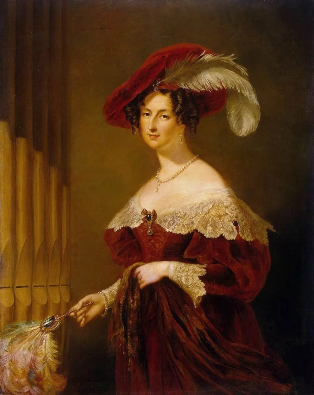 Portrait of Countess Yelizaveta K. Vorontsova (1792-1880), by George Hayter, oil, 1832