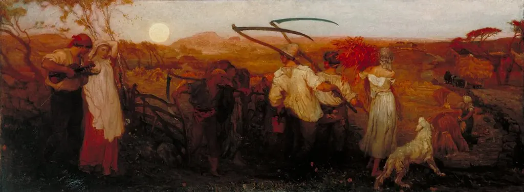 The Harvest Moon, by George Heming Mason