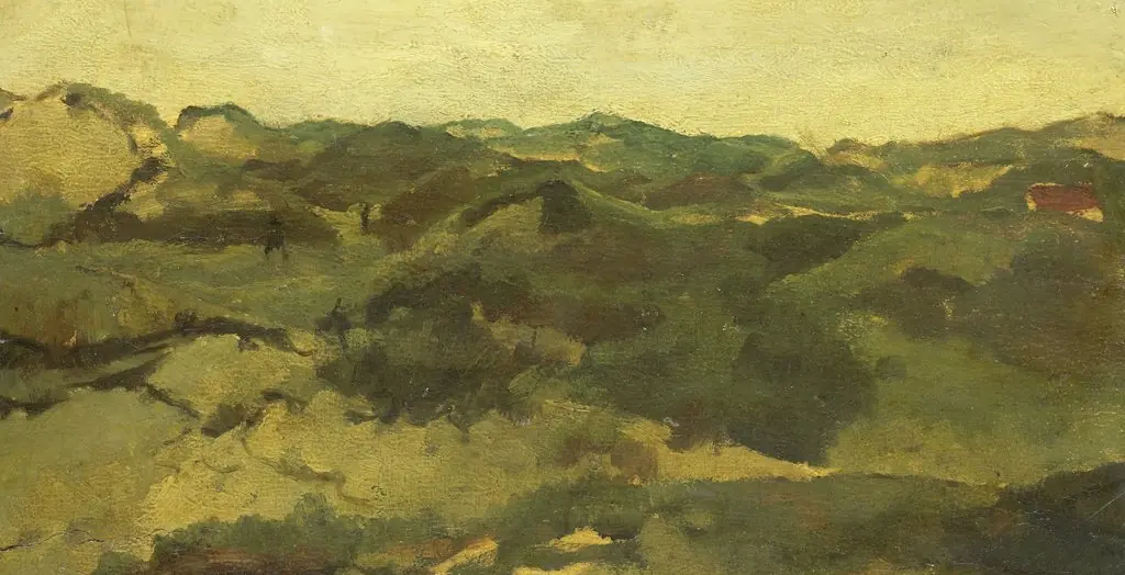 A Heath Landscape, Presumably in Drenthe, by George Hendrik Breitner