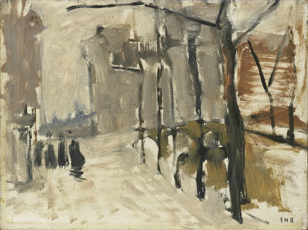Cityscape in The Hague (?) (?), by George Hendrik Breitner, oil, 1901