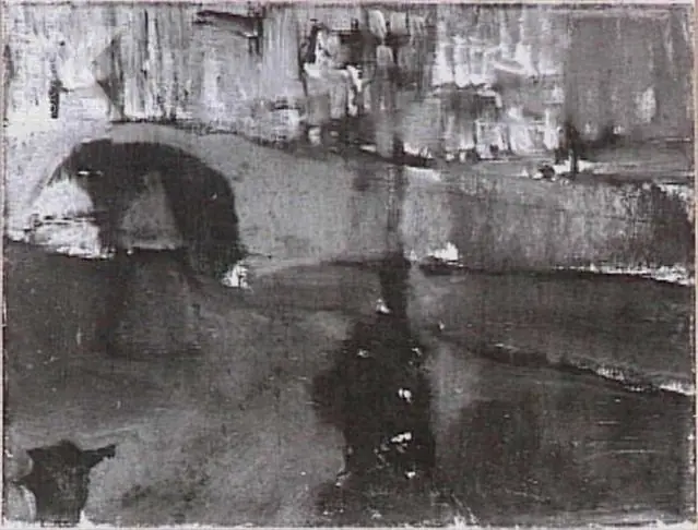 De Singel bij de Paleisstraat te Amsterdam bij avond, by George Hendrik Breitner