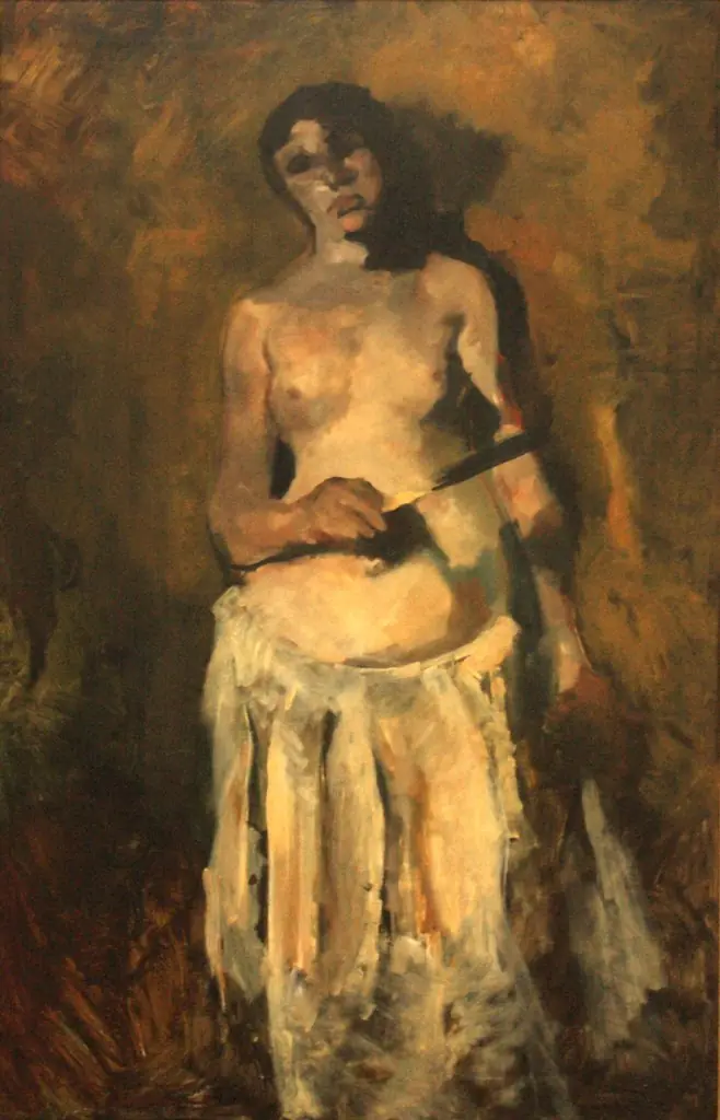 Female nude, by George Hendrik Breitner