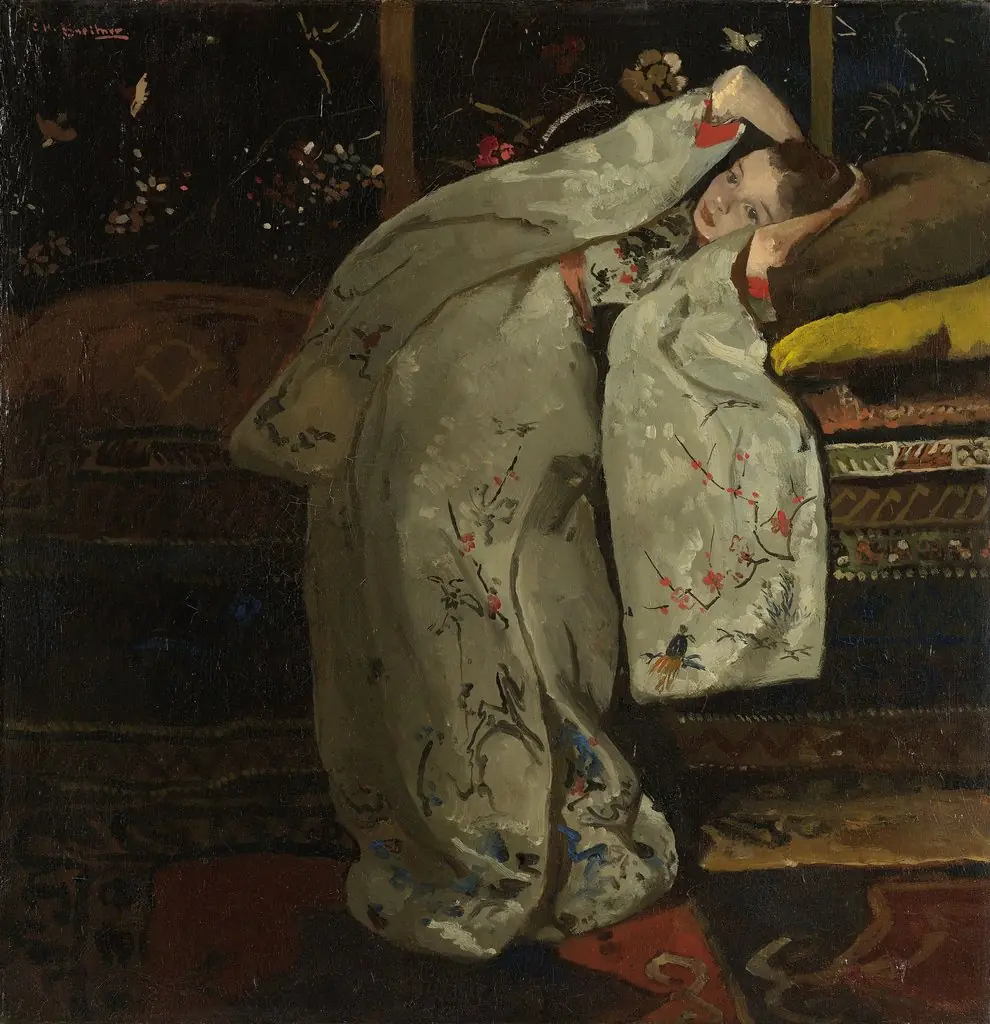 Girl in a White Kimono, by George Hendrik Breitner