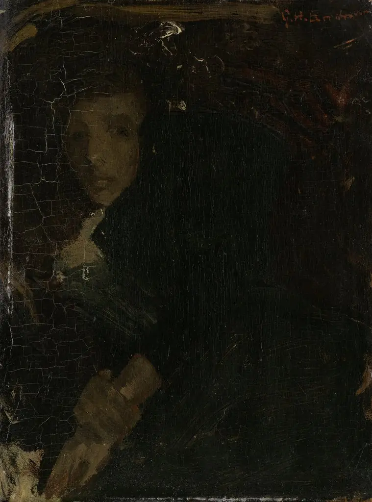 MCJ (Marie) Jordan (1866-1948), The Artist's Wife, by George Hendrik Breitner