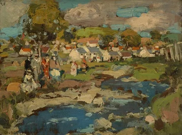 Barr, Ayrshire, by George Henry, oil, 1896