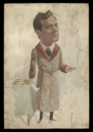 Painting of Walter Melville by Bernasconi