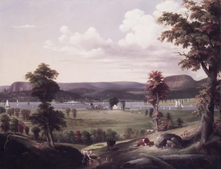 Summer Landscape Near New Haven, by George Henry Durrie