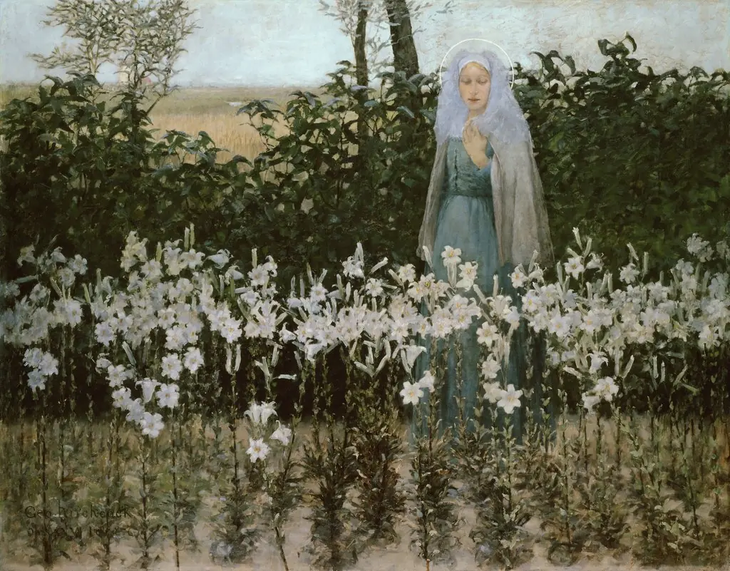 The Annunciation, by George Hitchcock