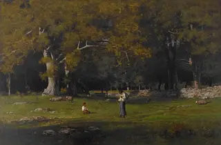 An Old Roadway, by George Inness, 1890