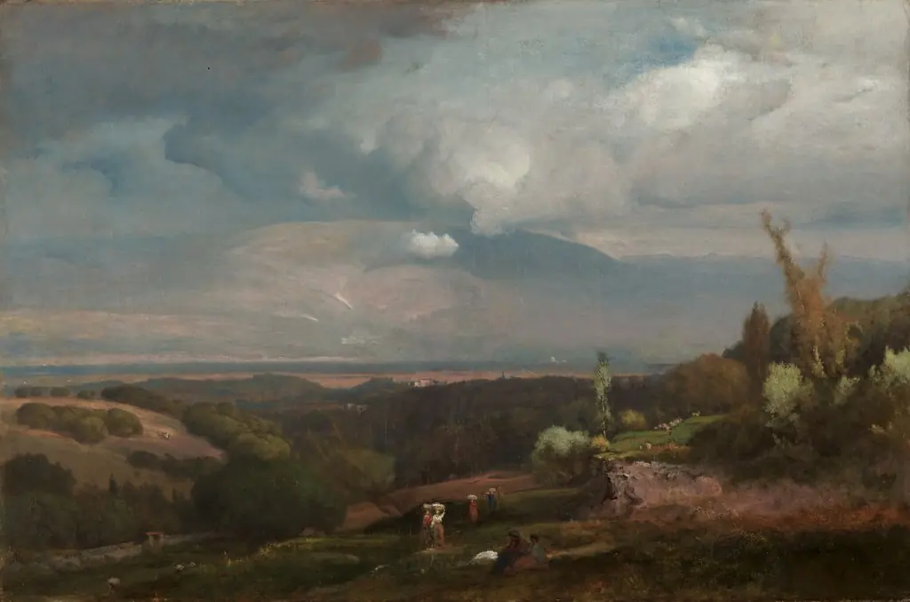 Approaching Storm from the Alban Hills, by George Inness