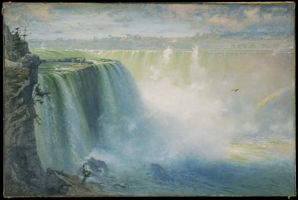 Blue Niagara, by George Inness, oil, 1892