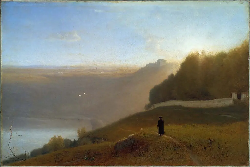 Lake Nemi, by George Inness