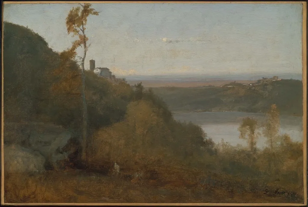 Lake Nemi, by George Inness, oil, 1874