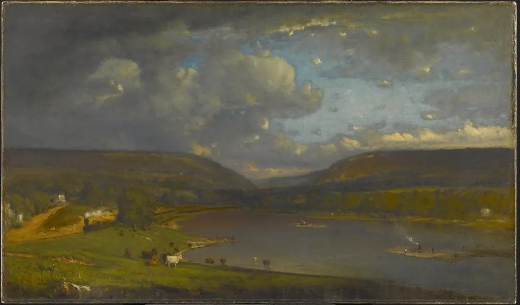 On the Delaware River, by George Inness