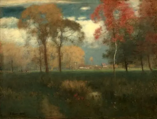 Sunny Autumn Day, by George Inness