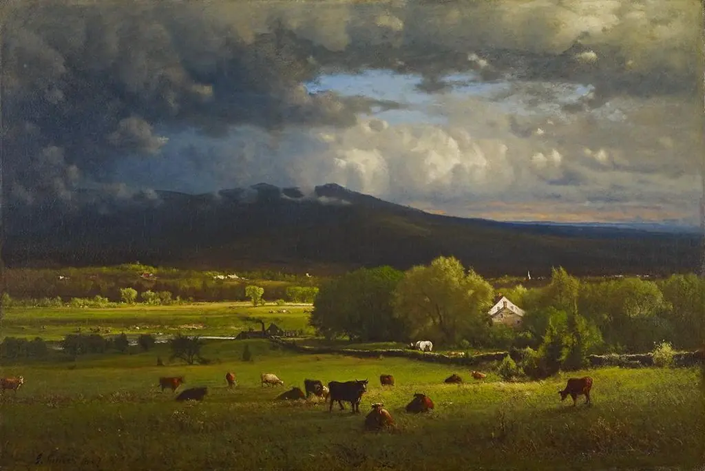 Sunset on the River, by George Inness