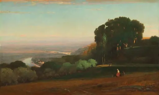 View of the Tiber near Perugia, by George Inness