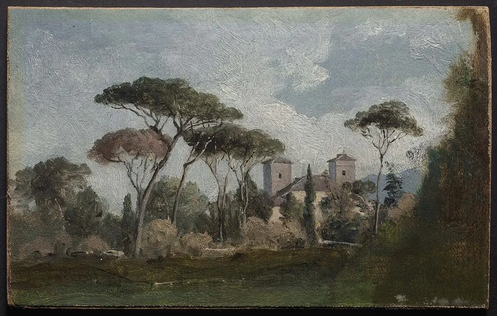 Villa Borghese, Rome, by George Inness