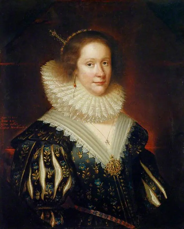 Lady Mary Erskine, Countess Marischal (born about 1597), by George Jamesone