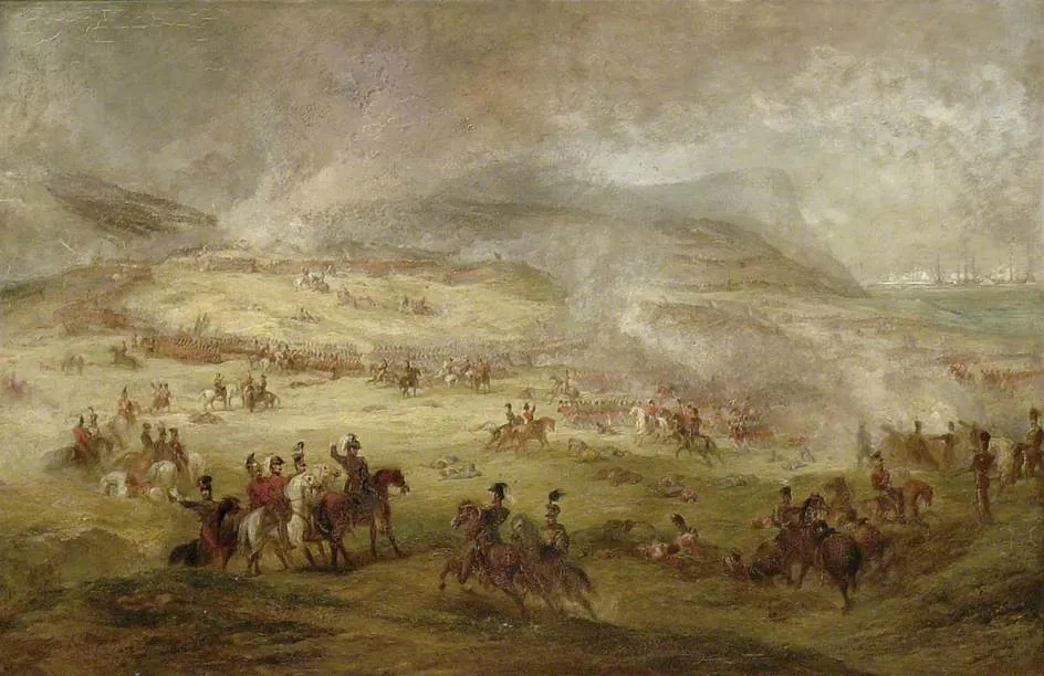 The Battle of the Alma, by George Jones, oil, 1855