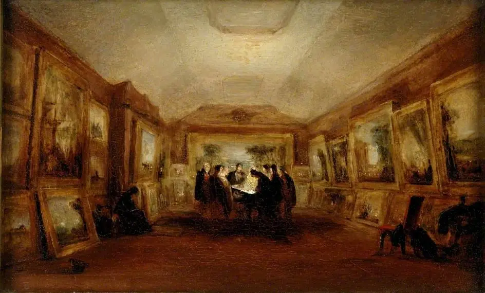 Turner's Body lying in State, 29 December 1851, by George Jones