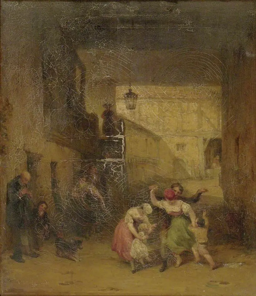 Wollenberg: Entrance to a Courtyard, by George Jones
