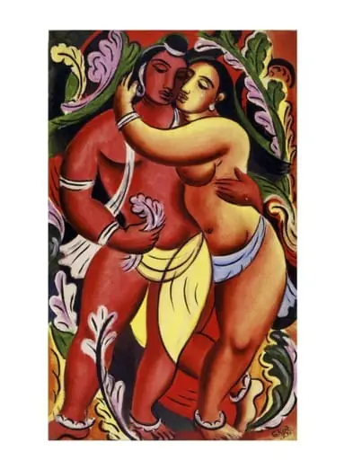 Sringara Rasa, by George Keyt