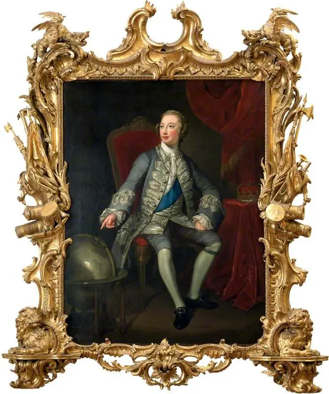 George III (1738–1820), When Prince of Wales, by George Knapton