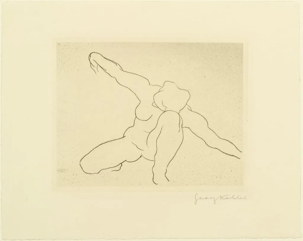 Untitled, by George Kolbe, ink, 1933