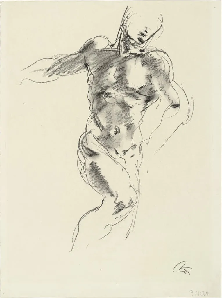 Untitled, by George Kolbe, crayon, 1932