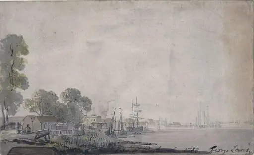 View of Woolwich, by George Lewis